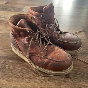 Timberland pro brown leather work boots 11.5